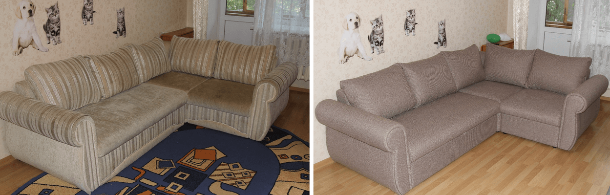 Перетяжка мебели на дому недорого цены в СПб