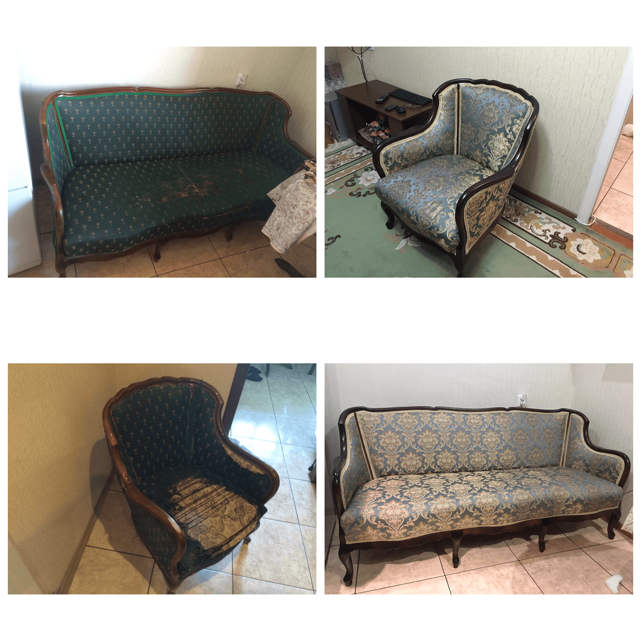 ремонт дивана и кресла